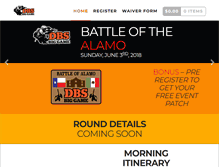 Tablet Screenshot of dbsbiggame.com